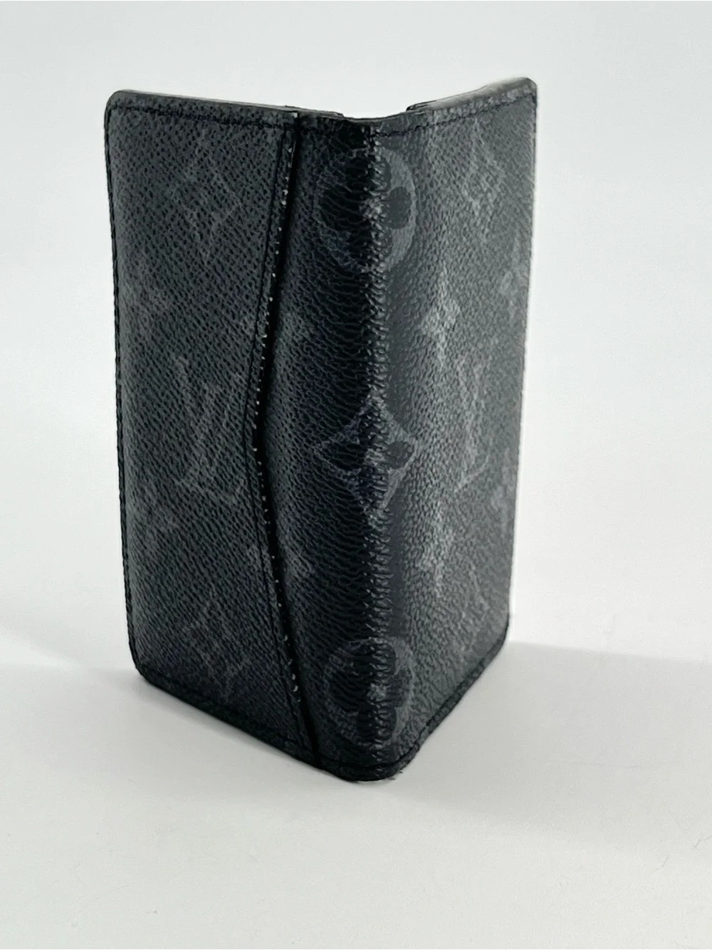 Louis Vuitton Pocket Organizer Card Holder Monogram Eclipse Black